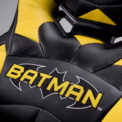 Subsonic Batman Junior Siège de jeu sur PC Siège capitonné Noir, Jaune - Vue supplémentaire 9