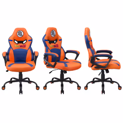 Subsonic SA5573-D2 Siège pour jeu vidéo Siège de jeu sur PC Siège capitonné Noir, Orange