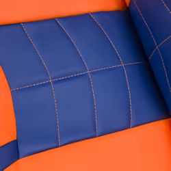 Subsonic SA5573-D2 Siège pour jeu vidéo Siège de jeu sur PC Siège capitonné Noir, Orange - Vue supplémentaire 9