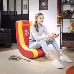 Subsonic SA5610-H1 Siège pour jeu vidéo Siège de jeu sur console Siège capitonné Rouge, Jaune