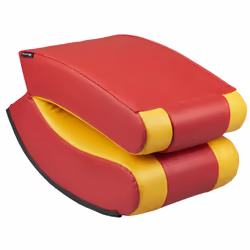 Subsonic SA5610-H1 Siège pour jeu vidéo Siège de jeu sur console Siège capitonné Rouge, Jaune - Vue supplémentaire 4