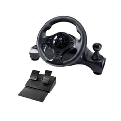 Subsonic SA5156-NG accessoire de jeux vidéo Noir USB Volant + pédales PC, PlayStation 4, Xbox One, Xbox Series X
