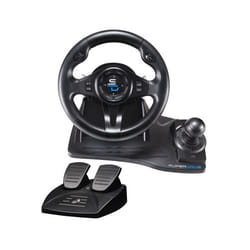 Subsonic SA5596-NG accessoire de jeux vidéo Noir USB Volant + pédales PC, PlayStation 4, Xbox One, Xbox Series X