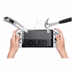 Subsonic SA5628, Protecteur d'écran, Nintendo Switch OLED, Transparent, Verre trempé, Résistant aux chocs, Résistant aux rayu ...