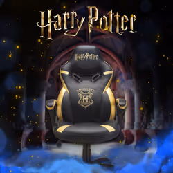 Subsonic Junior Hogwarts Siège de jeu sur PC Siège capitonné Noir, Jaune - Vue supplémentaire 13