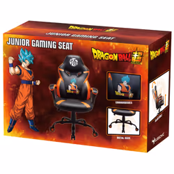 Subsonic SA5573-D4 Siège pour jeu vidéo Siège de jeu sur PC Siège capitonné Noir, Orange - Vue supplémentaire 10