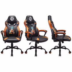 Subsonic SA5573-D4 Siège pour jeu vidéo Siège de jeu sur PC Siège capitonné Noir, Orange