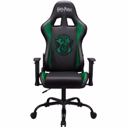 Chaise gaming - Harry Potter - Serpentard - Dossier baquet - Accoudoirs réglables - Confort optimal