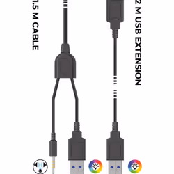 Subsonic Casque audio gaming LED Spectra - Vue supplémentaire 8