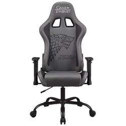Siège gamer adulte - SUBSONIC - Game of Thrones - Noir - Réglable en hauteur - Avec accoudoirs