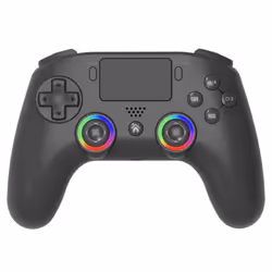Subsonic Manette PS5 sans fil LED - Noire, Manette de jeu, PC, PlayStation 5, Croix directionnelle, Bouton d'accueil, Touche ...