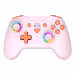 Subsonic - Manette Switch / Switch Oled sans fil – Manette pour Switch avec LED, vibrations et gyroscope – Rose bonbon, Manet ...