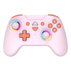 Subsonic - Manette Switch / Switch Oled sans fil – Manette pour Switch avec LED, vibrations et gyroscope – Rose bonbon
