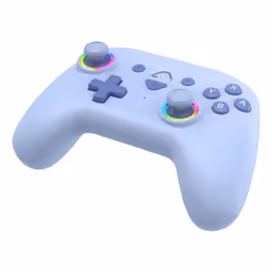Subsonic - Manette Switch / Switch Oled sans fil – Manette pour Switch avec LED, vibrations et gyroscope – Bleu