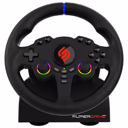 Subsonic Superdrive 220 RS-5 Noir USB Volant + pédales Nintendo Switch, Nintendo Switch 2, PC, PlayStation 4, PlayStation 5, Xbox One, Xbox Series S, Xbox Series X - Vue supplémentaire 2