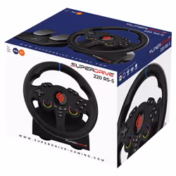 Subsonic Superdrive 220 RS-5 Noir USB Volant + pédales Nintendo Switch, Nintendo Switch 2, PC, PlayStation 4, PlayStation 5, Xbox One, Xbox Series S, Xbox Series X - Vue supplémentaire 7