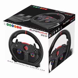 Subsonic Superdrive 270 GT Noir USB Volant + pédales Nintendo Switch, Nintendo Switch 2, PC, PlayStation 4, Xbox One, Xbox Series S, Xbox Series X - Vue supplémentaire 8