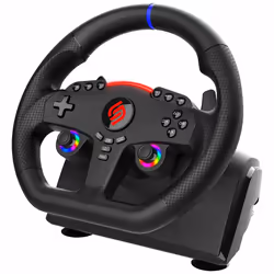 Subsonic Superdrive 270 GT-5 Noir USB Volant + pédales Nintendo Switch, Nintendo Switch 2, PC, PlayStation 4, PlayStation 5, Xbox One, Xbox Series S, Xbox Series X - Vue supplémentaire 3