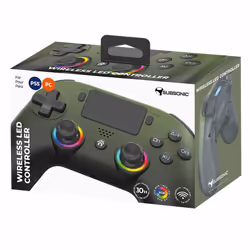 Subsonic SA5716-3 accessoire de jeux vidéo Vert Manette de jeu Analogique/Numérique PC, PlayStation 5 - Vue supplémentaire 8