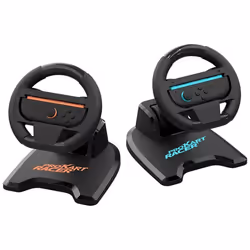 Subsonic - Lot de 2 volants de course pliable pour Joy-Con Nintendo Switch et Switch 2 - stand et support ventouses