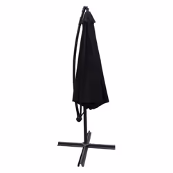 Happy Garden PAR542N parasol de terrasse Rond Noir