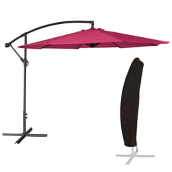 Happy Garden PAR542F-C parasol de terrasse Rond Fuchsia