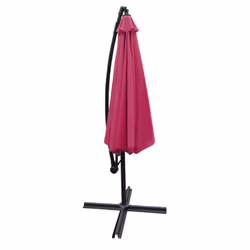 Happy Garden PAR542F-C parasol de terrasse Rond Fuchsia