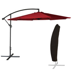 Happy Garden PAR541R-C parasol de terrasse Rond Rouge