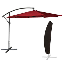 Happy Garden PAR542R-C parasol de terrasse Rond Rouge