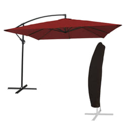 Happy Garden PAR545R-C parasol de terrasse Carré Rouge
