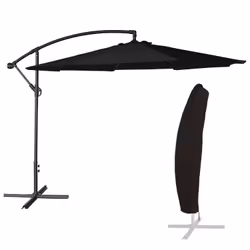 Happy Garden PAR542N-C, Rond, Noir, 2500 mm, 13 kg, 1980 mm, 325 mm