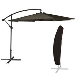 Happy Garden PAR542G-C parasol de terrasse Rond Gris