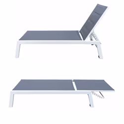 Happy Garden LOT1281GW chaise d'extérieur Gris