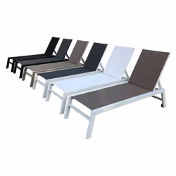Happy Garden LOT1281WW chaise d'extérieur Blanc - Vue supplémentaire 4