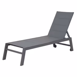Happy Garden LOT1281GN chaise d'extérieur Gris - Vue supplémentaire 2