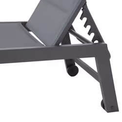 Happy Garden LOT1281GN chaise d'extérieur Gris - Vue supplémentaire 4