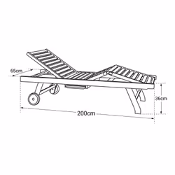 Happy Garden TEC06 chaise d'extérieur - Vue supplémentaire 4