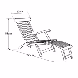 Happy Garden TEC07 chaise d'extérieur - Vue supplémentaire 4