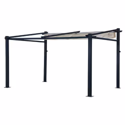 Happy Garden GAZ12C Tonnelle, palissade et store de jardin Pergola