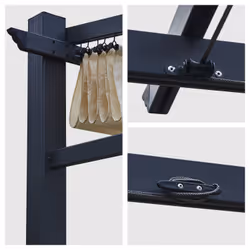 Happy Garden GAZ12C Tonnelle, palissade et store de jardin Pergola