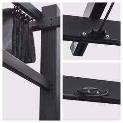 Happy Garden GAZ12T Tonnelle, palissade et store de jardin Pergola