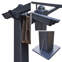 Happy Garden GAZ14T Tonnelle, palissade et store de jardin Pergola
