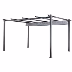 Happy Garden GAZ15G Tonnelle, palissade et store de jardin Pergola