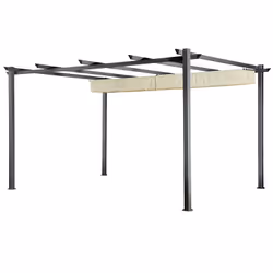 Happy Garden GAZ15C Tonnelle, palissade et store de jardin Pergola