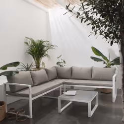 Happy Garden 1271GW ensemble de meubles de jardin Blanc