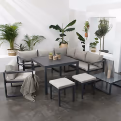 Happy Garden 1272GA ensemble de meubles de jardin Gris