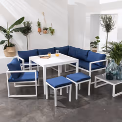 Happy Garden 1272BW ensemble de meubles de jardin Blanc