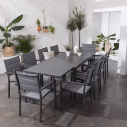 Happy Garden SET1265-64GA ensemble de meubles de jardin Gris