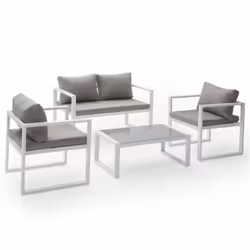 Happy Garden 1270GW, Blanc, 4 siège(s), 1290 mm, 710 mm, 470 mm, 31,5 kg
