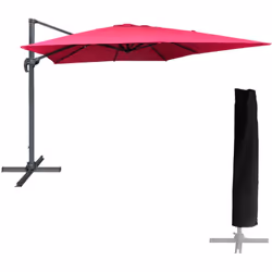 Description : Profitez de moments de convivialité en toute confiance avec le parasol MOLOKAI. Il est inclinable et rotatif et ...